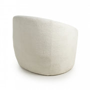 Petra Tub Chair in Vanilla White