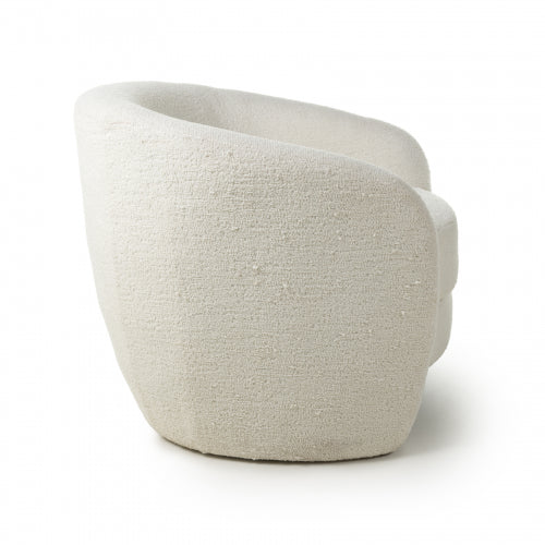 Petra Tub Chair in Vanilla White