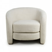 Petra Tub Chair in Vanilla White