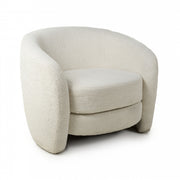 Petra Tub Chair in Vanilla White