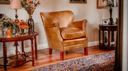 Governor Armchair in Whiskey Leather
