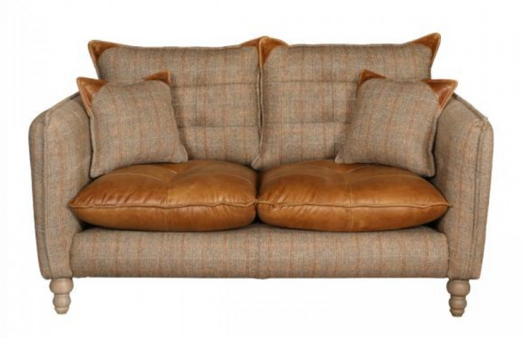 Regent 2-Seater Sofa in Hunting Lodge and Brown Cerrato