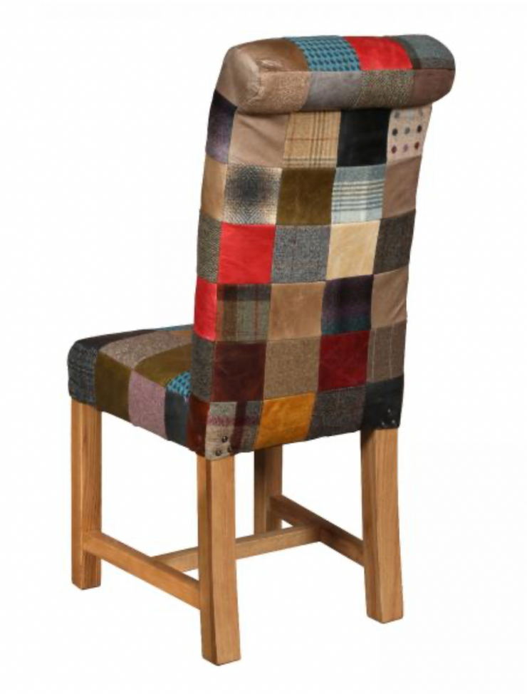 Rollback Patchwork Dining Chair