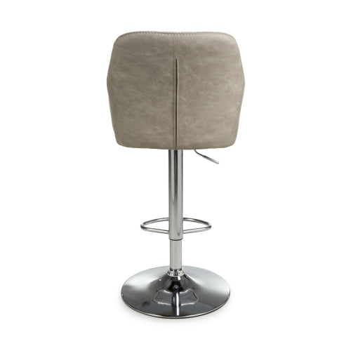 Serena Bar Stool in Mink Leather