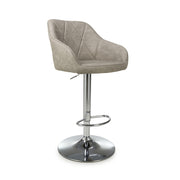 Serena Bar Stool in Mink Leather