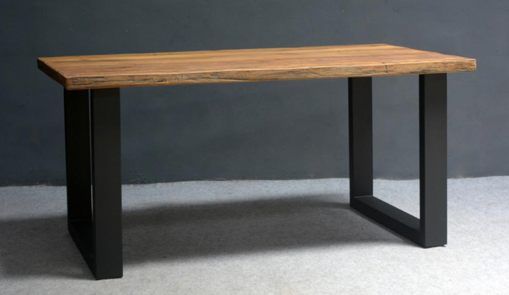 The Sleeper Wooden Dining Table with U-Leg