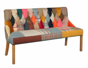 Stanton Patchwork Dining Bench