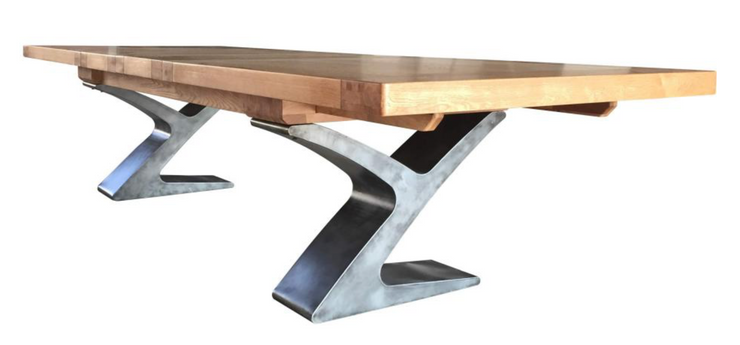 The Windermere Monastery Extending Dining Table with Z-Legs