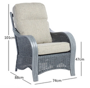 Turin Grey Lounge Set - A-Grade