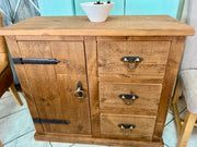 Clearance Waxed Storage Sideboard