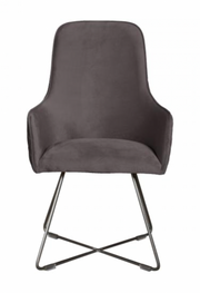 Utah Chair in Plush Steel