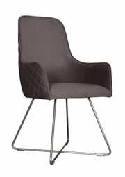 Utah Chair in Plush Steel