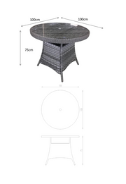 Victoria Round Dining Table