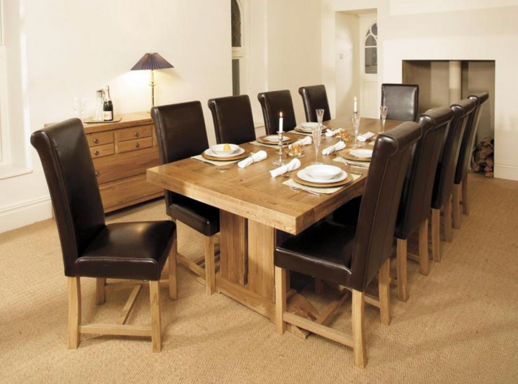 The Large Windermere Monastery Extending Dining Table