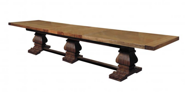 The Rustic Windermere Grand Ark Monastery Extending Dining Table