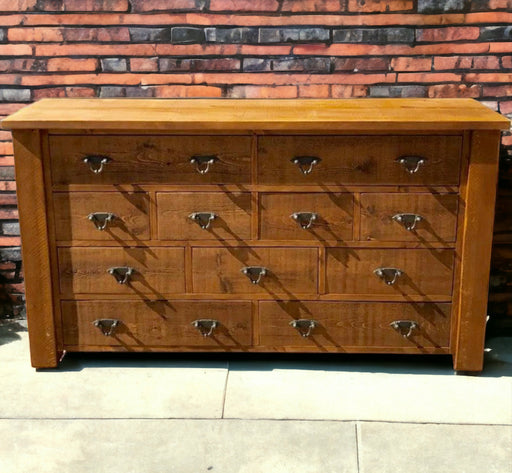 The Authentic Waxed Large Multi-Drawer Chest