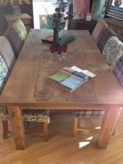 The Authentic Waxed 4 Plank Dining Table