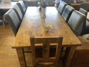 The Artisan Waxed 4-Plank Dining Table - Kubek Furniture