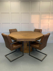 The Authentic Waxed Octagonal Table - Kubek Furniture