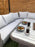 Danielle U-Shape Sofa Set With Fire Pit And Ice Bucket - Kubek Furniture