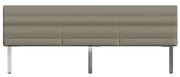 Idaho 2.2m Dining Bench with Back in Taupe