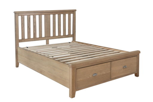Hatton Bed with Headboard and Drawer Footboard Set