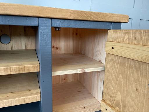 The Authentic Light Wax Painted TV Unit - Kubek Furniture