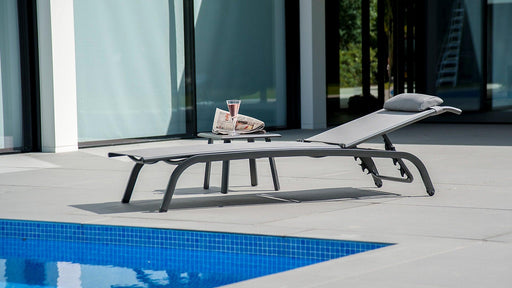 Portofino Adjustable Stacking Sunbed - Kubek Furniture
