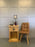 Authentic Light Waxed Open Bedside Table - Kubek Furniture