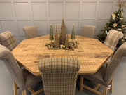 Authentic Light Wax Octagonal Table - Kubek Furniture