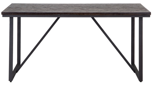Bali Teak & Iron 1.6m Fixed Top Table