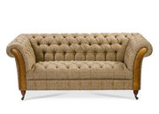 Bretby 2-Seater Sofa in Gamekeeper Thorn with Brown Cerrato - Kubek Furniture