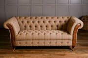Bretby Sofa in Traditional Camel with Brown Cerrato - Kubek Furniture