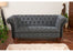 Bretby Sofa in Vintage Flint with Black Cerrato - Kubek Furniture