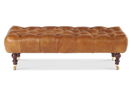 Caesar Bench in Brown Cerrato - Kubek Furniture