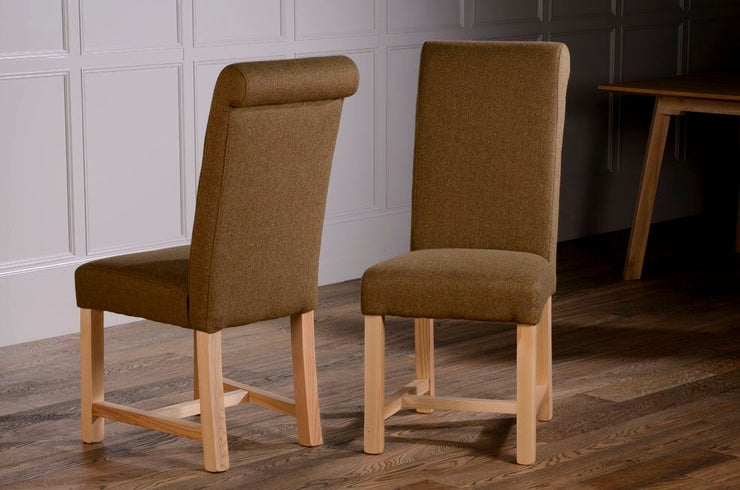 Rollback Dining Chair in Aberdeen Sage - Kubek Furniture