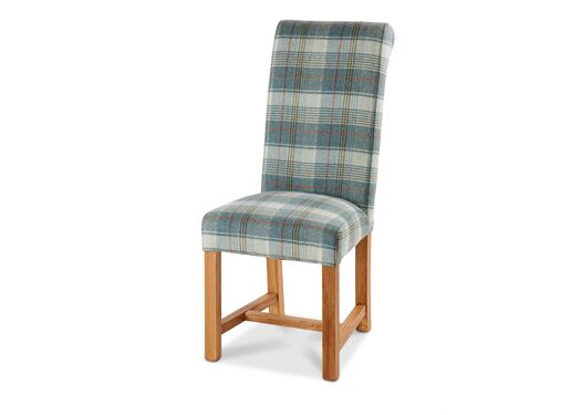 Rollback Dining Chair in Huntingtower Celestial - Kubek Furniture
