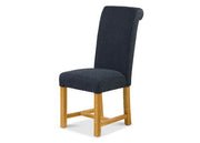 Rollback Dining Chair in Vintage Blue - Kubek Furniture
