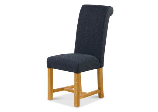 Rollback Dining Chair in Vintage Blue - Kubek Furniture