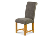 Rollback Dining Chair in Vintage Flint - Kubek Furniture