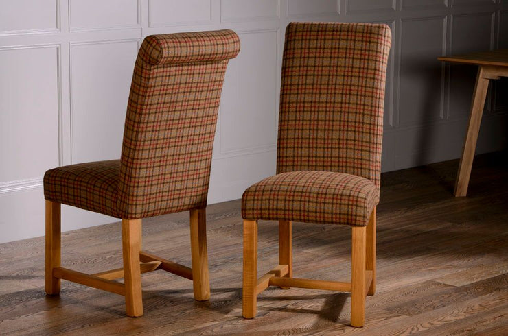 Rollback Dining Chair in Balmoral Rope - Kubek Furniture
