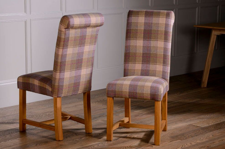 Rollback Dining Chair in Huntingtower Grape - Kubek Furniture