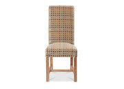 Rollback Dining Chair in Multi-Spot Natural with Java Leg - Kubek Furniture