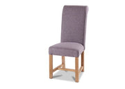 Rollback Dining Chair in Parquet Heather with Java Leg - Kubek Furniture