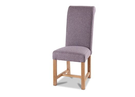 Rollback Dining Chair in Parquet Heather with Java Leg - Kubek Furniture