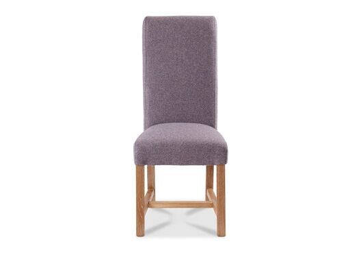 Rollback Dining Chair in Parquet Heather with Java Leg - Kubek Furniture