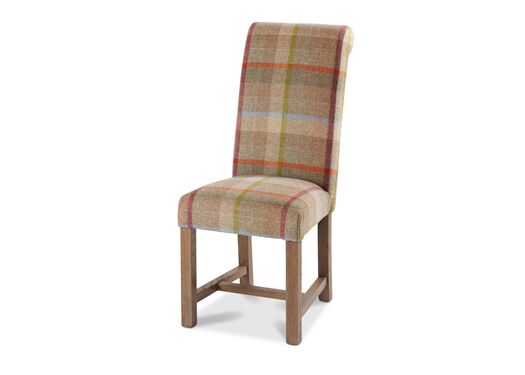 Rollback Dining Chair in Malham Natural with Truffle Leg - Kubek Furniture