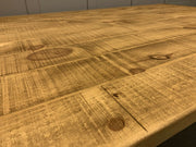 The Hawker Industrial Plank Dining Table