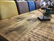 The Authentic Light Waxed 4-Plank Dining Table - Kubek Furniture