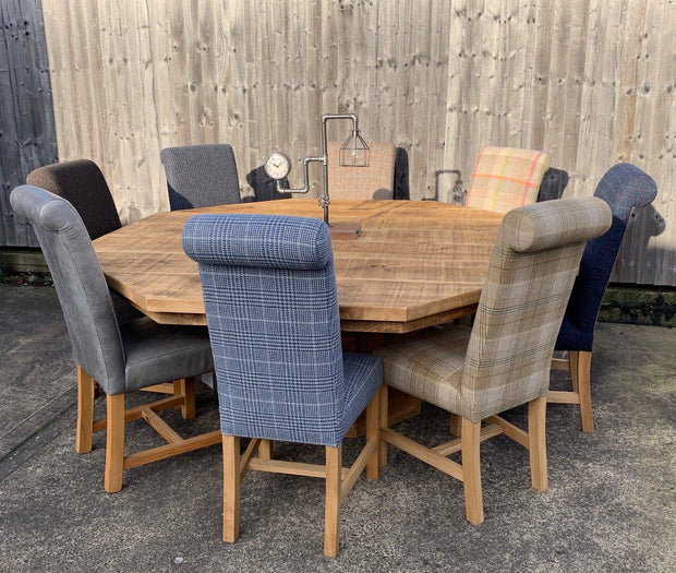 Authentic Light Wax Octagonal Table - Kubek Furniture